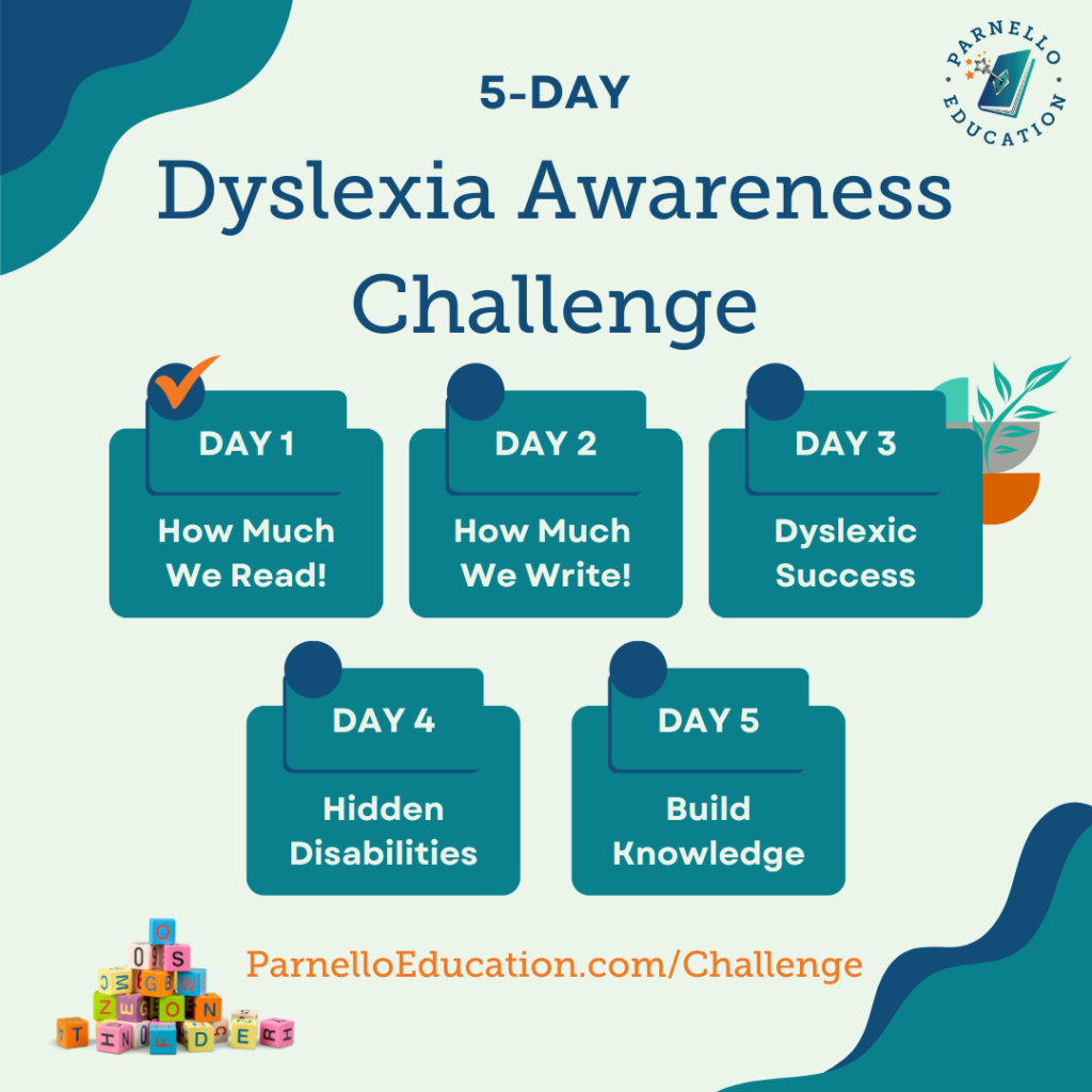 5-Day Dyslexia Awareness Challenge Checklist (1)