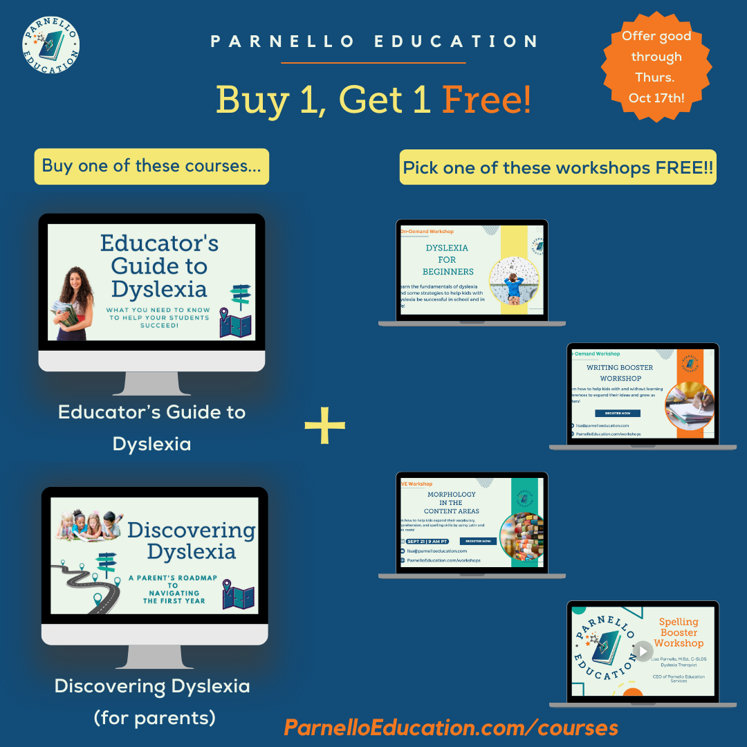 Dyslexia Course Promo Deal Buy One Get One Instagram Post